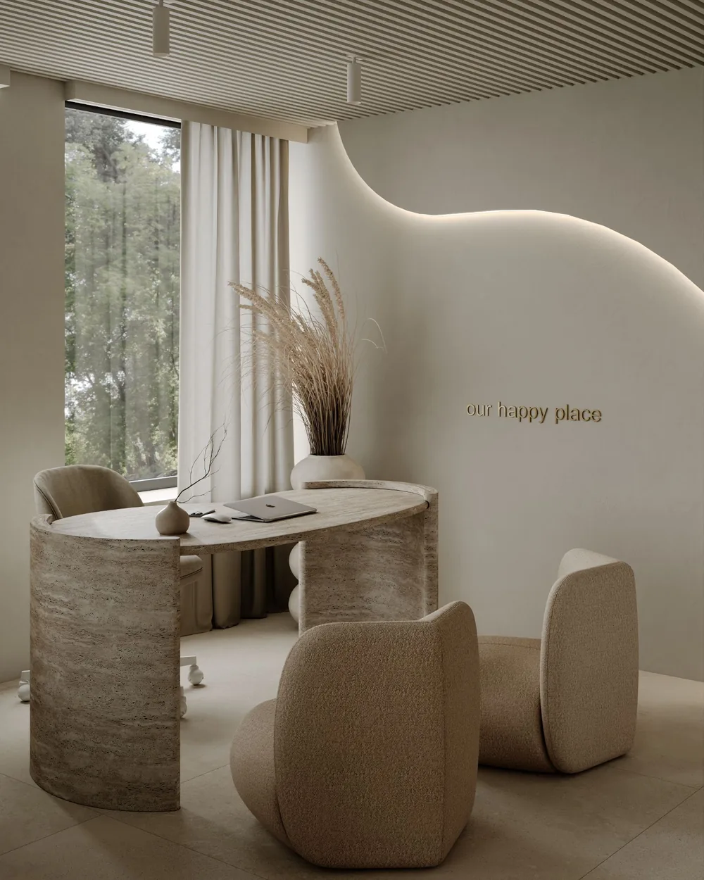 Render of the studio interior
